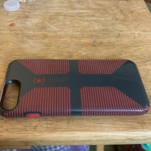 Speck iPhone 7 Plus case. Red and black.